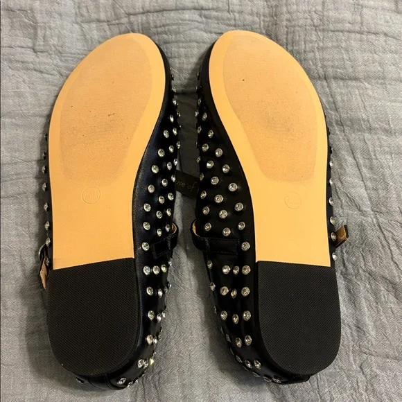 House of Harlow 1960 Black Flats with Studs - Picture 5 of 5